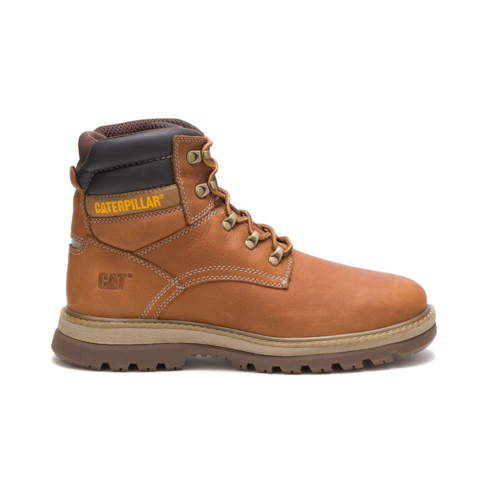 Men's Caterpillar Fairbanks Work Boots Brown Ireland XFQM20761